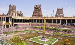 MADURAI KSHETHRA - Important places inside the temple Golden Lotus Tank