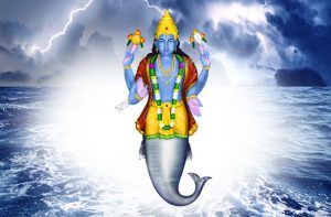 2) AGNI PURANA - Matsya Avatara - Fish incarnation