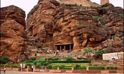THE CAVE TEMPLES AT BADAMI